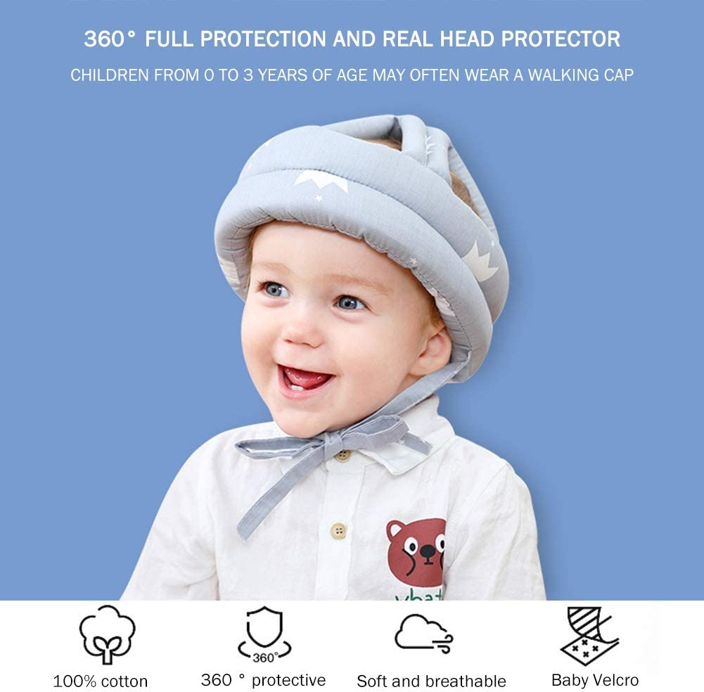“Baby Head Protector – Crawling & Walking Safety Helmet 👶