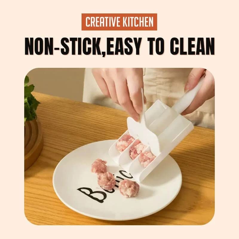 Triple kofta maker set—easy, fast, uniform meatballs! Pack of 2,