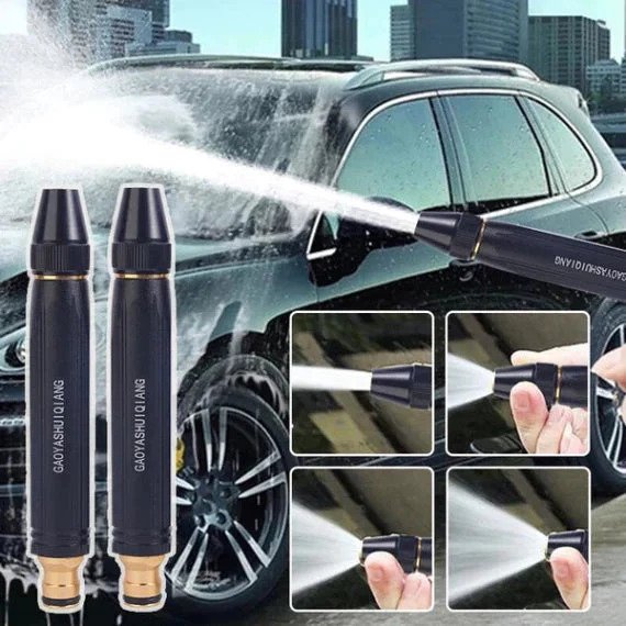 Powerful spray nozzle with metal hose—perfect for cars, gardens, floors. Just Rs 799!